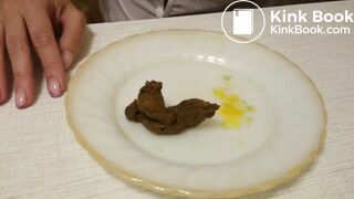 sexy Russian with a mask poops video 4