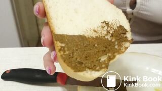 sexy Russian with a mask poops video 4