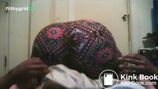 Girl farts on guy face