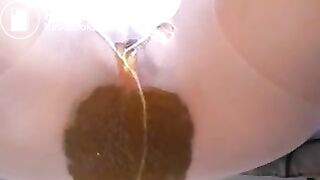nice pantyhose poop