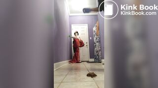 ebony pooping - video 6