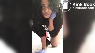 ebony pooping - video 6
