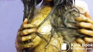 sexy naked Russian shitting - video 2