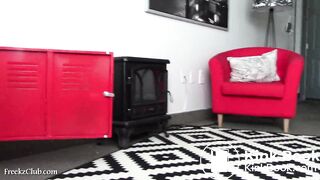 Ebony shits doggystyle