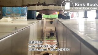 High-quality girls pooping in the toilet 6