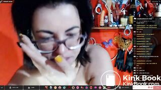 Stupid & Ugly Cam Whore Eats Shit