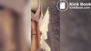 shit in bathroom