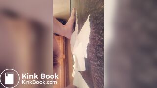 shit in bathroom