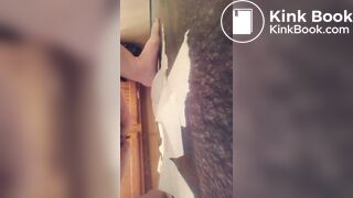 shit in bathroom
