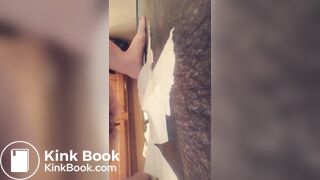 shit in bathroom