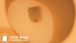 pretty girl pooping in toilet - video 2