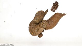 Beautiful Girl Pooping in the Tub