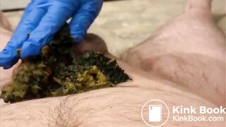 BBW jacking off dick with LOUD nasty shit