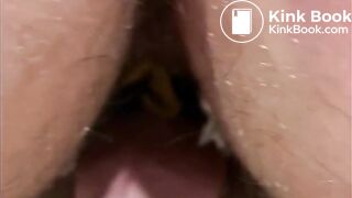 BBW jacking off dick with LOUD nasty shit