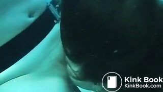 Underwater shitting and fisting