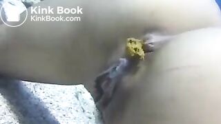 Underwater shitting and fisting