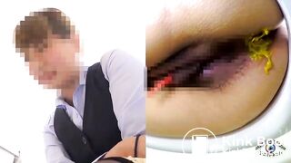 Many of japanese girl shitting in toilet 2