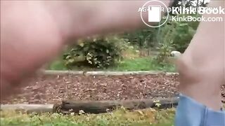 Beautiful blonde Swedish girl peeing and shitting