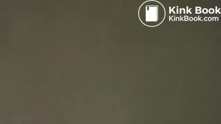 She takes a quick outdoors runny shit