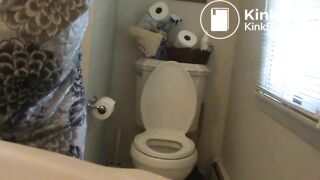 Pooped on and flushed