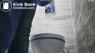 Toilet young pooping