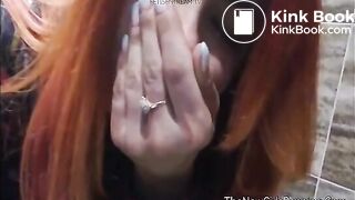 Toilet young pooping