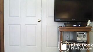 Girl Noisily Fills Her Pull-Up