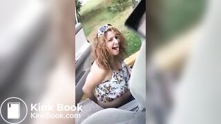 MILF Poops on Street