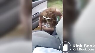 MILF Poops on Street