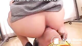 Japanese schoolgirl shitting on classmate