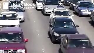 Laxative desperation in car