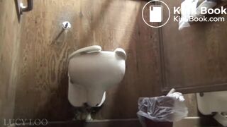 Girl pooping and farting on toilet 18
