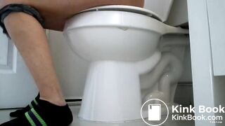 Sexy teen toilet diarrhea farting comp - video 2