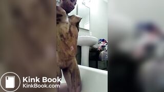 brunette chic shitting and smearing