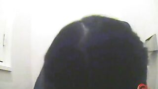 Big panty poop on the toilette