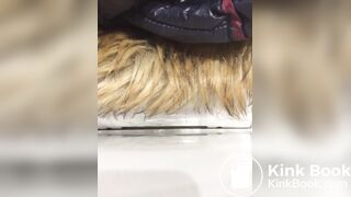 Loud poop on restaurant spycam