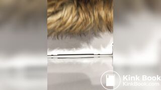 Loud poop on restaurant spycam