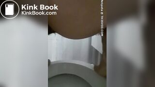 Long shit on toilet - video 2