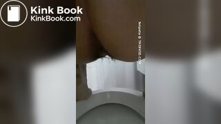 Long shit on toilet - video 2