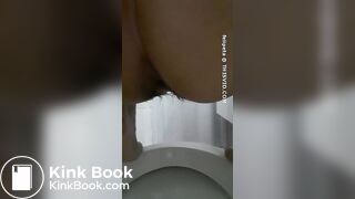 Long shit on toilet - video 2