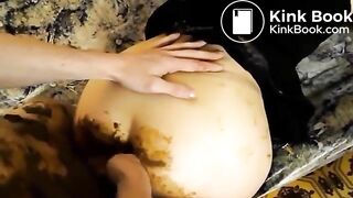 Dirty scat fuck and blowjob