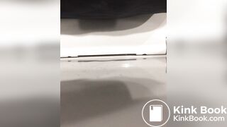 Public toilet pooping - video 2