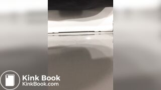 Public toilet pooping - video 2