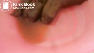 ebony shitting - video 3