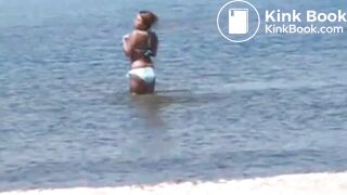 Japanese public bikini poop 6