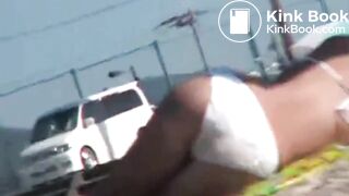 Japanese public bikini poop 2