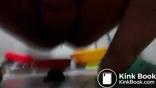 Korean girl shitting