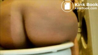 Big ass poop in the toilet