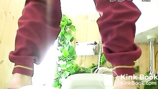 Girls high school student's defecation 9