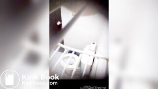 Slim Latina Takes a Dump